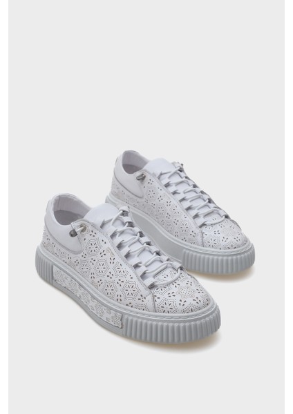 Haily Lazerli Deri Kadın Sneaker modelleri