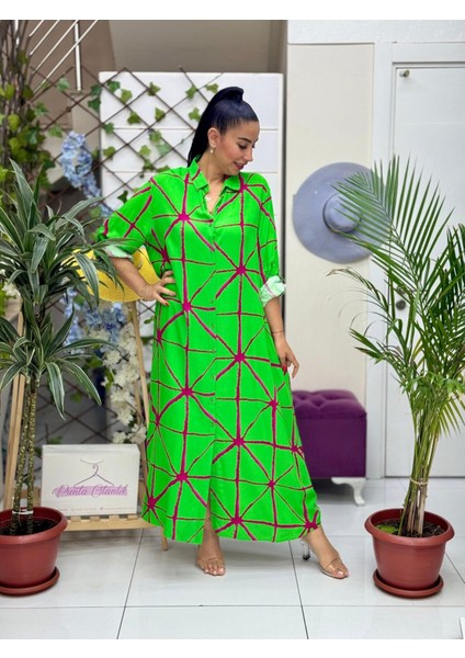 ECE616109 Pamuk Viskon Ece Elbise