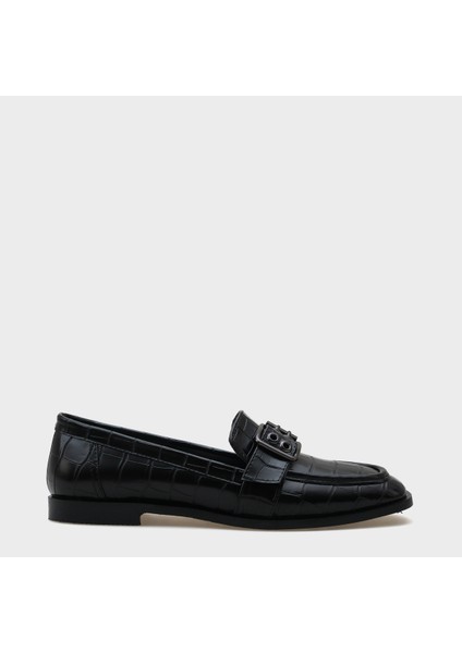 Metal Tokalı Kadın Loafer Ayakkabı indirimleri