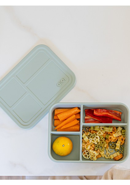 Silikon Beslenme Kutusu Bento - Misty Lilac indirimleri