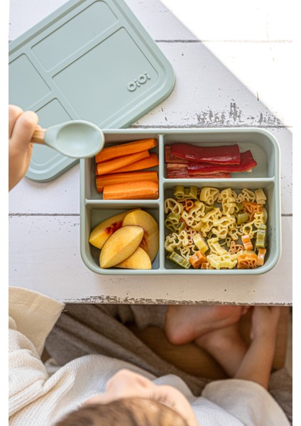 Silikon Beslenme Kutusu Bento - Misty Lilac