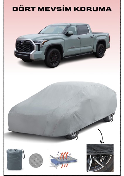 Toyota Tundra 3 Crewmax Standard Bed ile Uyumlu Oto Branda, Araba Brandası, Su ve Güneş Geçirmez Araba Çadırı