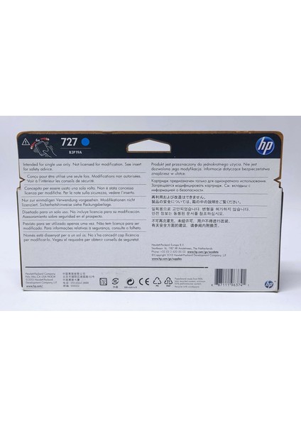 Hp 727 B3P19A Cyan Kartuş 130ML fırsatları