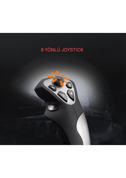 2113 Pro Uçuş Simülatör Joystick Kontrolcü Pc Uyumlu