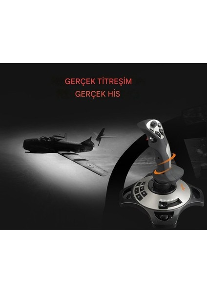 2113 Pro Uçuş Simülatör Joystick Kontrolcü Pc Uyumlu