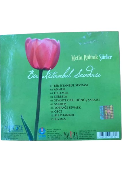 Metin Külünk- Bir Istanbul Sevdası – Şiirler – CD modelleri