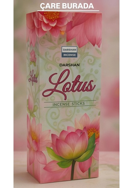 Darshan Incense - Lotus 20'li Çubuk Tütsü
