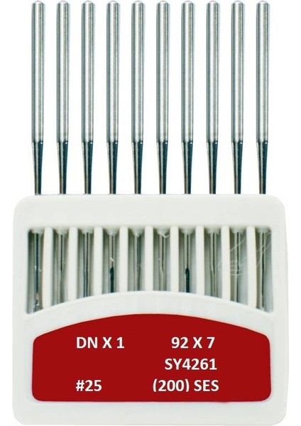 Esman Dnx1 Çuval Ağzı Makine Iğnesi 25/200 Numara