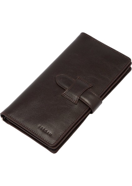 Kahve Hakiki Deri Erkek Cüzdan - S1CE00001670-B07