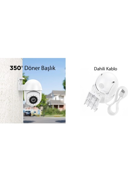 Akıllı Ev Güvenlik Alarm Sistemi + Obiem Dış Mekân Ptz Hd Kamera indirimleri