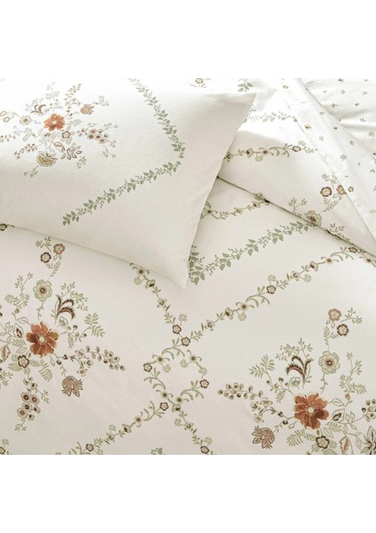 Yeni Sezon Ranforce Çift Kişilik Nevresim Takımı Elıra Beyaz fiyatları