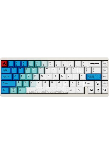 Varmılo MUSE65 He Summit %65 Gateron Magnetic Jade Pro Manyetik Switch Hall Effect Rgb Hotswap Mekanik Gaming Klavye