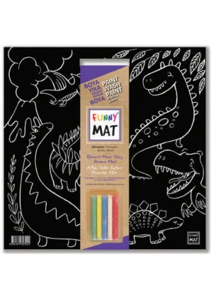 Funny Mat - Dinozorlar 40X40CM