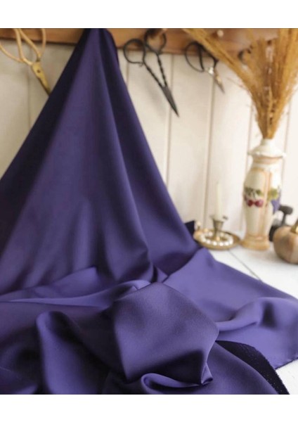 Ithal Krep Saten Dökümlü Lacivert fırsatları