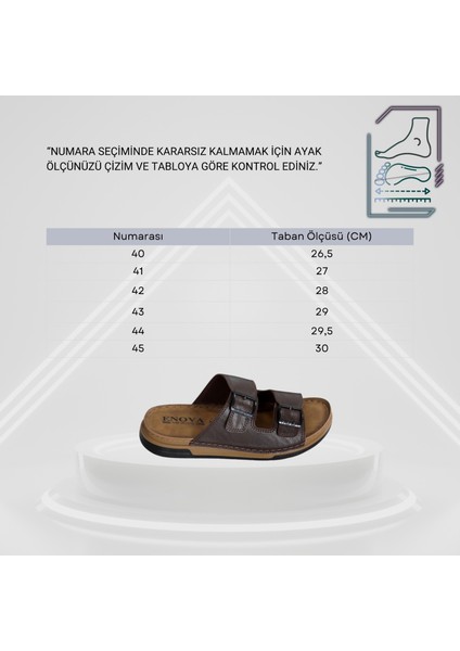 Gün Boyu Rahatlık Sunan, Şık ve Dayanıklı Erkek deri Terliği fırsatları