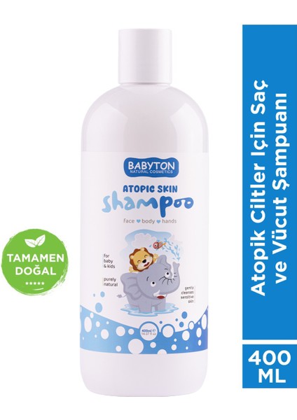 Atopik Cilt Doğal Saç ve Vücut Şampuanı 400 ml