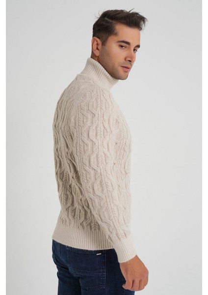 Trıst Star Erkek Balıkçı Saç Örgülü Yün Kazak TRIST-5354 fiyatları