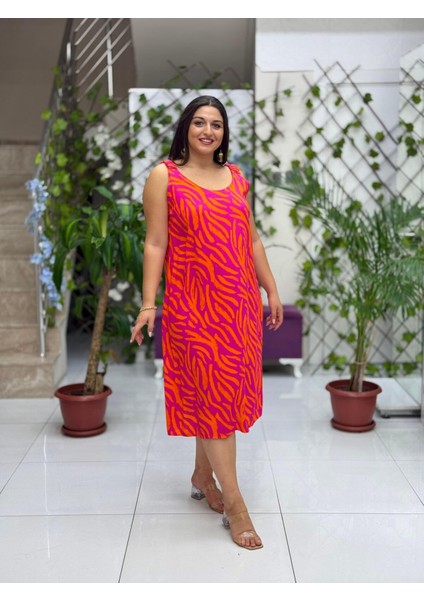 DK19001 Dikili Askılı Omuz Lastikli Viskon Elbise fiyatları