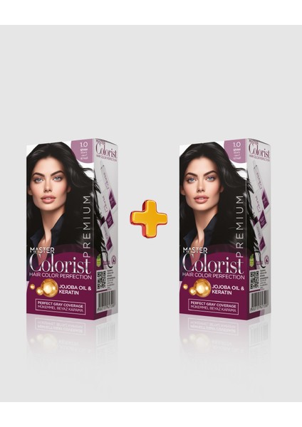 Premium 2'li Yarı Kit Set Boya 1.0 Siyah