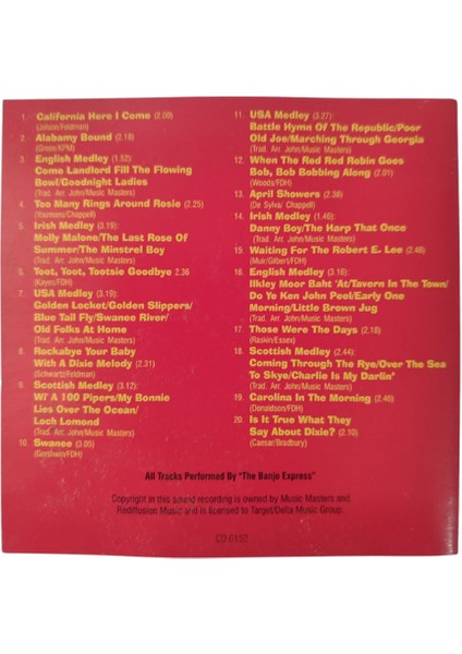 Banjo Party- CD – 1998