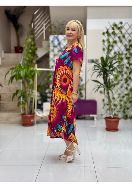 FD17131 Viskon Elbise fiyatları