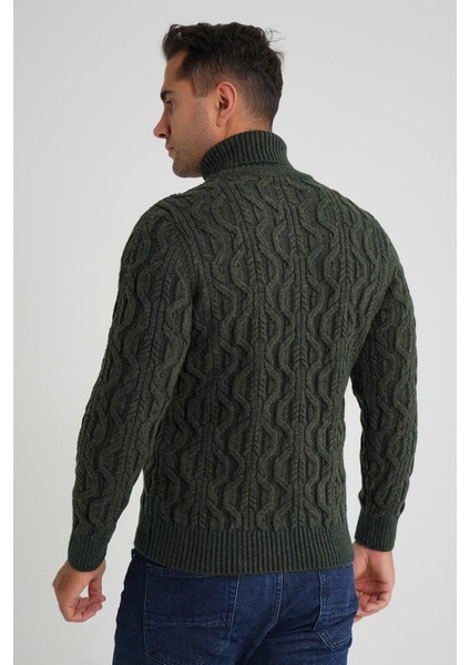 Trıst Star Erkek Balıkçı Saç Örgülü Yün Kazak TRIST-5354 modelleri