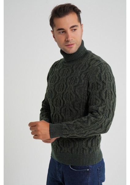 Trıst Star Erkek Balıkçı Saç Örgülü Yün Kazak TRIST-5354 fırsatları