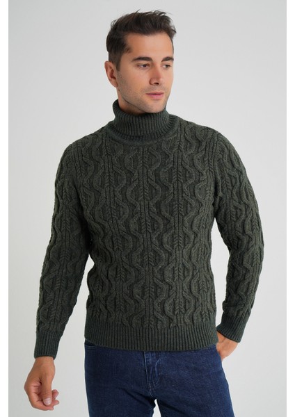 Trıst Star Erkek Balıkçı Saç Örgülü Yün Kazak TRIST-5354 indirimleri