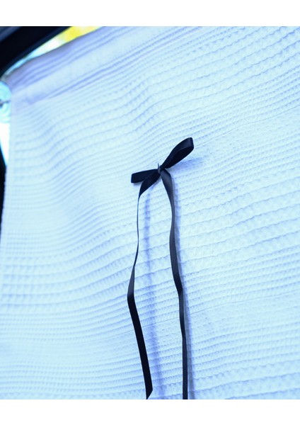 Araba Perdesi - Siyah Kurdele Detaylı Perde fırsatları