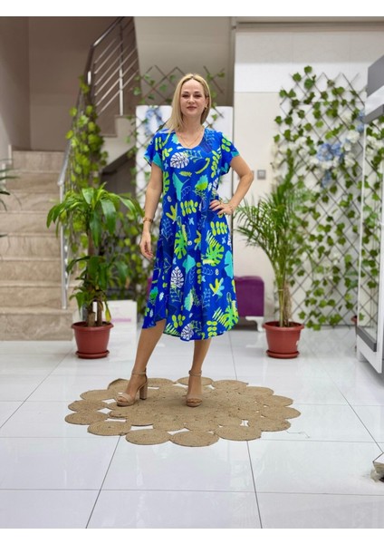 FD17092 Viskon Elbise modelleri