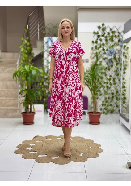 FD17106 Viskon Elbise modelleri