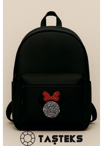 Taşteks Taşlı Ütülenebilen Veya Sticker Olarak Kullanılabilen ' Mickey A ' Harfi modelleri