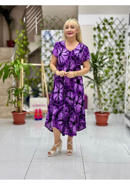 FD17140 Viskon Frida Elbise