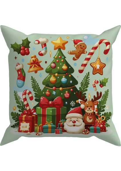 Christmas 4'lü Kırlent Kılıf DS26 modelleri
