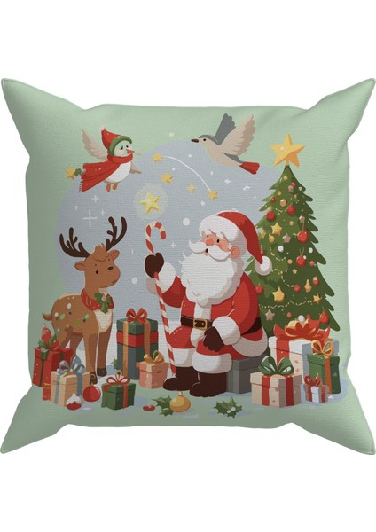 Christmas 4'lü Kırlent Kılıf DS26 fırsatları