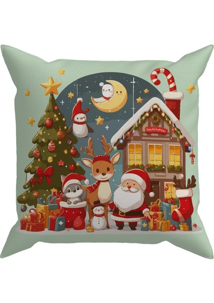 Christmas 4'lü Kırlent Kılıf DS26 indirimleri