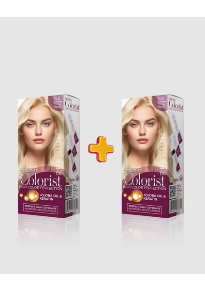 Premium 2'li Yarı Kit Set Boya 0.2 Bebek Sarısı