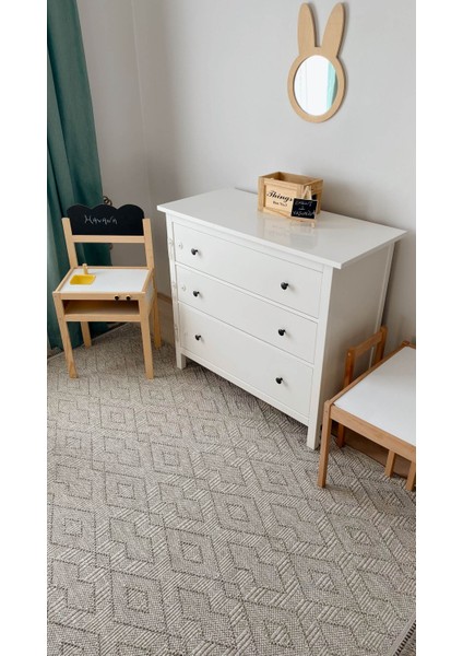 Havana 8571 Gri - Polyester Dokuma Halı | Modern Salon Halısı fiyatları