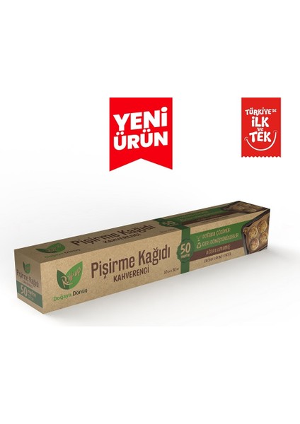 Kahverengi Pişirme Kağıdı 37CMX50M 1 Adet