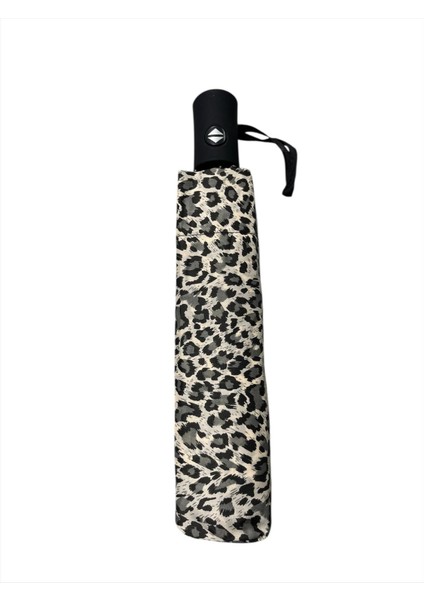 Leopar Desenli Otomatik Kdın Şemsiye Pudra 710062 fiyatları
