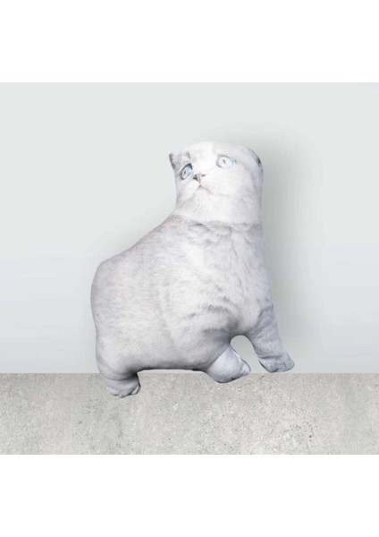 Açık Gri Tombik Kedili Yastık fiyatları