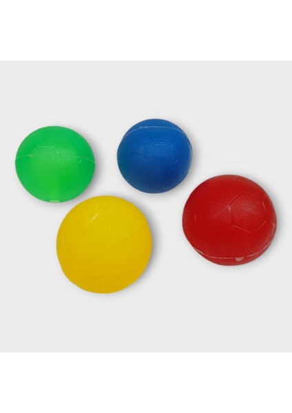 Köpek Oyuncağı - Plastik Düdüklü Top - 4 Lü Set