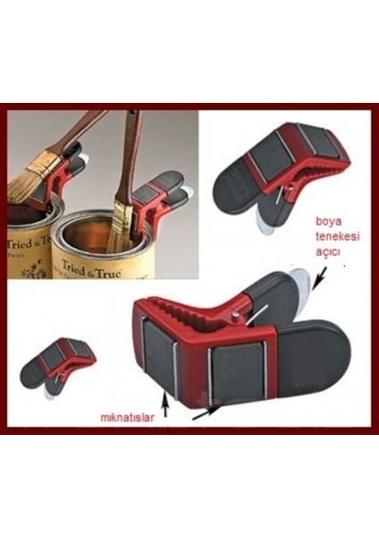 Drop-Stop Boya Fırçası Tutucu, Mıknatıslı, Damlamaya, Fırça Aramaya Son fırsatları