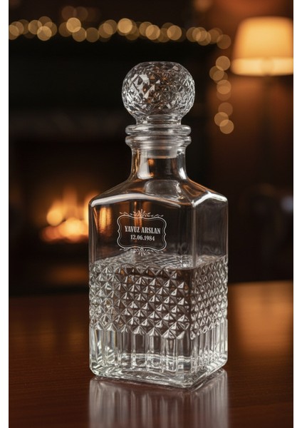 Babaya Hediye Isme Özel Viski Bardağı ve Şişesi Seti – Adora London Bourbon modelleri