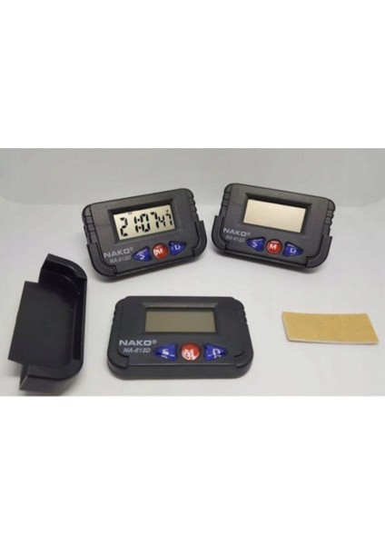 Dijital Masa Saati - Kronometreli Ders Çalışma Saati - Öğrenci Saati - Yapışkanlı Standlı Otomobil Saati ve Kronometre modelleri