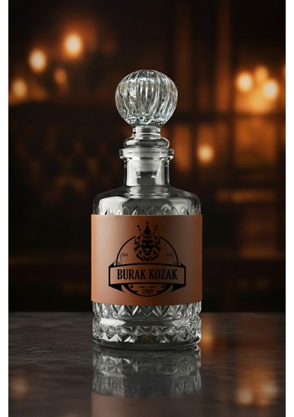 Kişiye Özel Viski Gift Set – Deri Kaplı Bardak & Şişe – Los Angeles Malt fiyatları