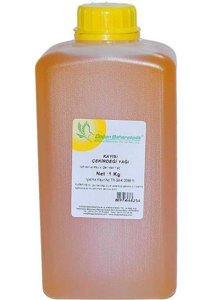 Kayısı Çekirdeği Yağı Pet Bidon 1000 gr