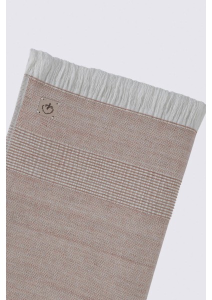 Hasna 3'lü Havlu Seti Organik Pamuk Keten Melanj Terra indirimleri