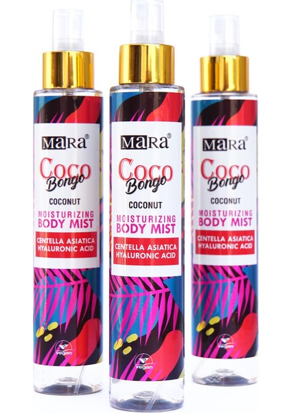 Coco Bongo Centella Asiatica ve Hyalüronik Asit Içeren Vücut Spreyi 150 ml