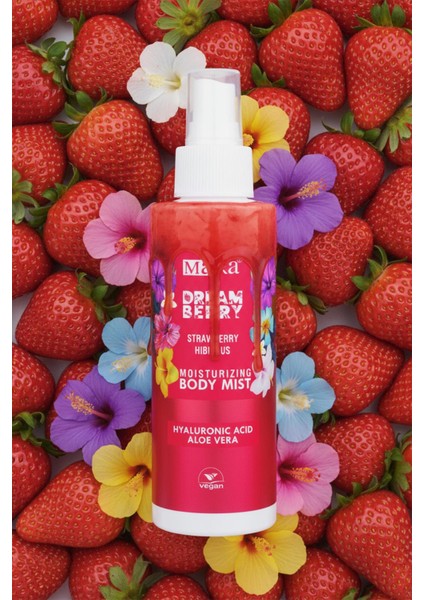 Dreamberry Aloe Vera ve Hyalüronik Asitli Yoğun Nemlendirici Vücut Spreyi 150 ml – Canlandırıcı Etki